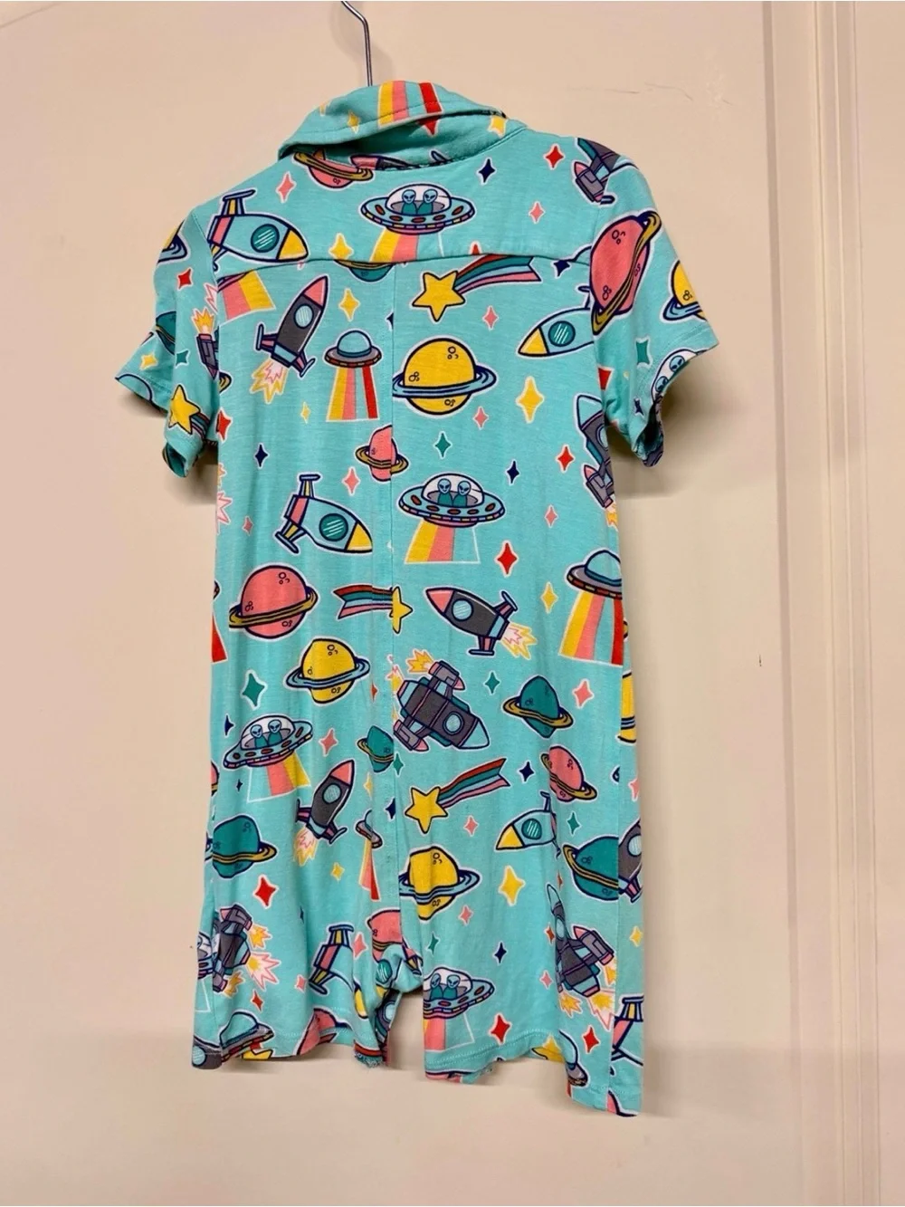 Posh Peanut  Space Rocket Short Sleeve One-Piece
